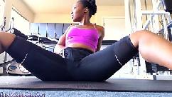 Big booty ebony camgirl public gym masturbation preview clip carlacain