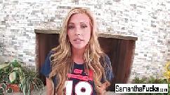 Samantha s bj leads to a creampie