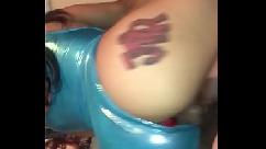 Rainbow mexican wife with plugged ass