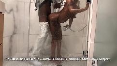 Daddy catches teen in shower and fucks her with his king dick