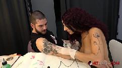 Fucking my sexy big tit tattoo artist mara martinez
