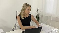 Hot hardcore office sex threesome with blonde babes tiffany tatum and rose
