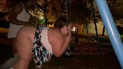 Bbw getting fucked at the public park